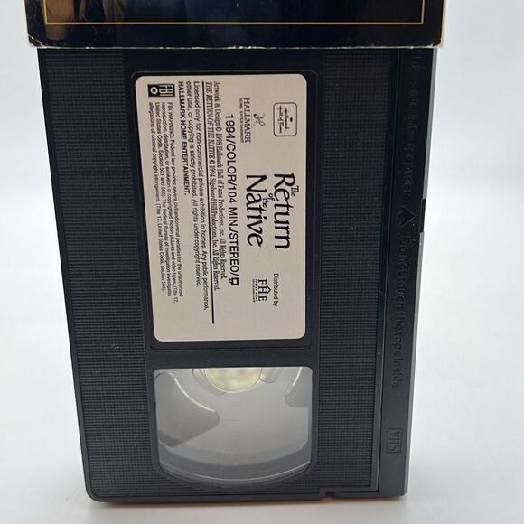 The Return of the Native 1994 Hallmark VHS Tape Clive Owen, Catherine Zeta-Jones - Picture 3 of 3